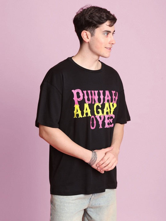 Unisex Printed Concert Oversized T-shirt – Trendy Cotton Streetwear for Music Lovers in Pakistan | DENIMS