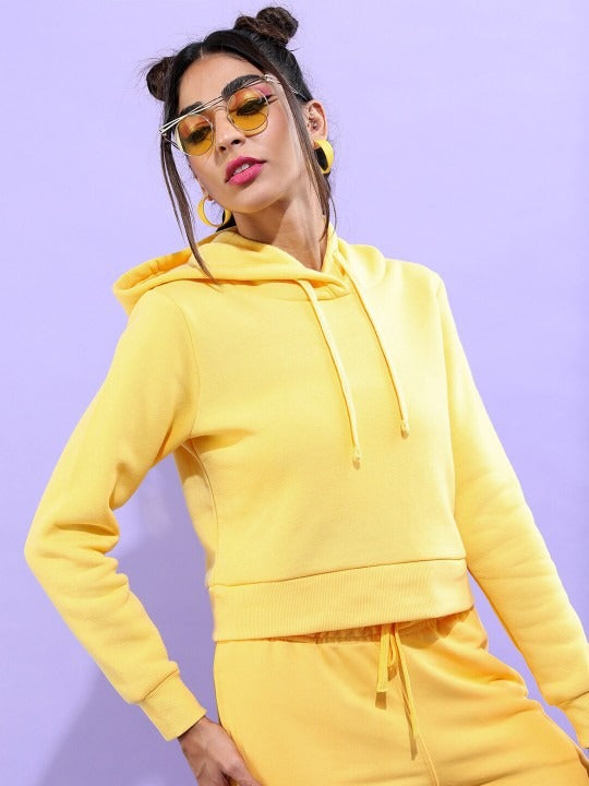 Hooded Cotton Pullover Hoodie — Women’s Soft Fleece Kangaroo Pocket | DENIMS Pakistan