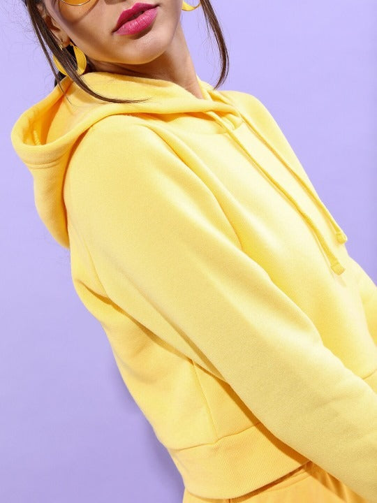 Hooded Cotton Pullover Hoodie — Women’s Soft Fleece Kangaroo Pocket | DENIMS Pakistan