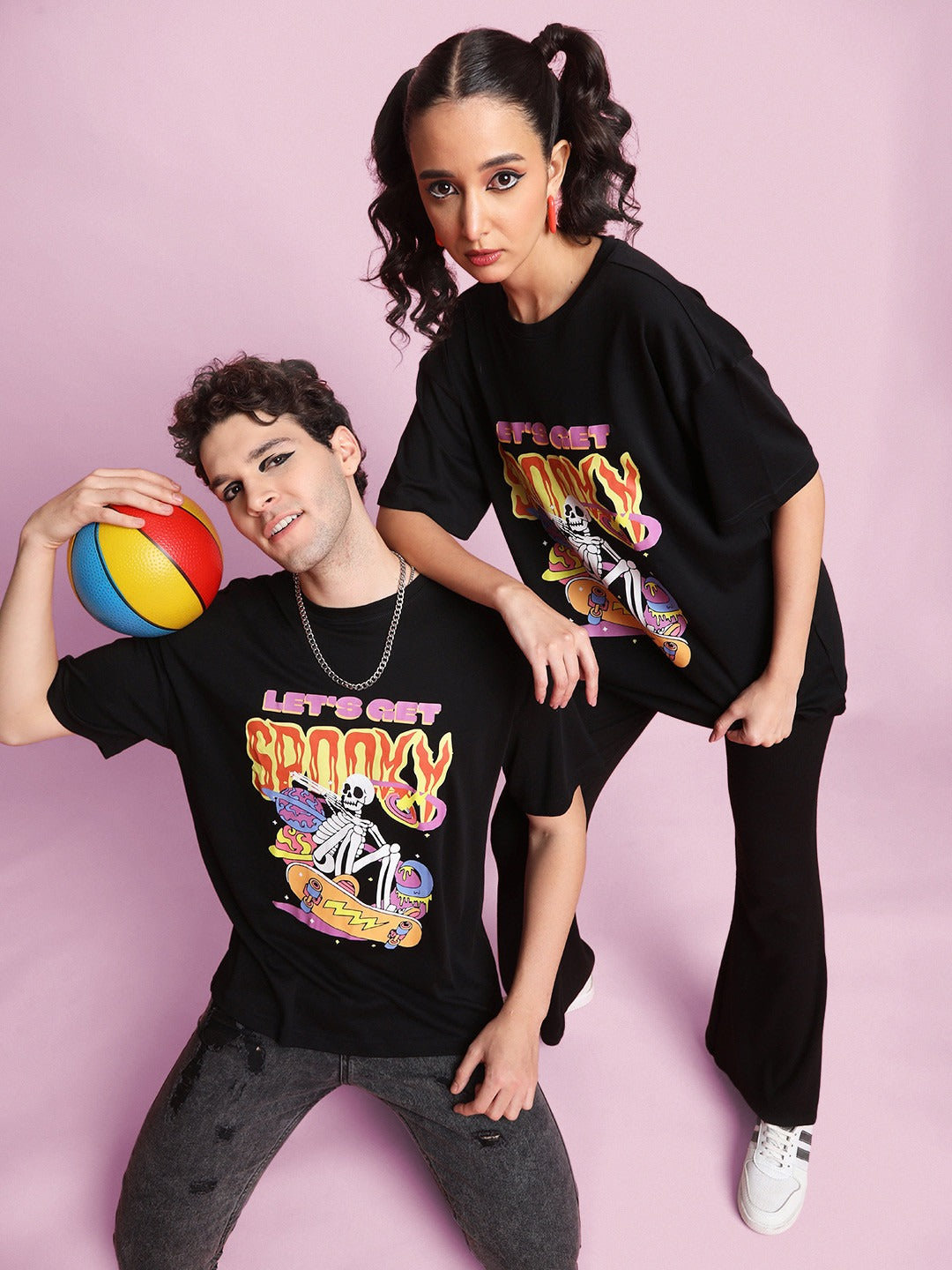 Unisex Graphic Printed Round Neck Cotton T-shirt – Trendy Streetwear for Men & Women in Pakistan | DENIMS