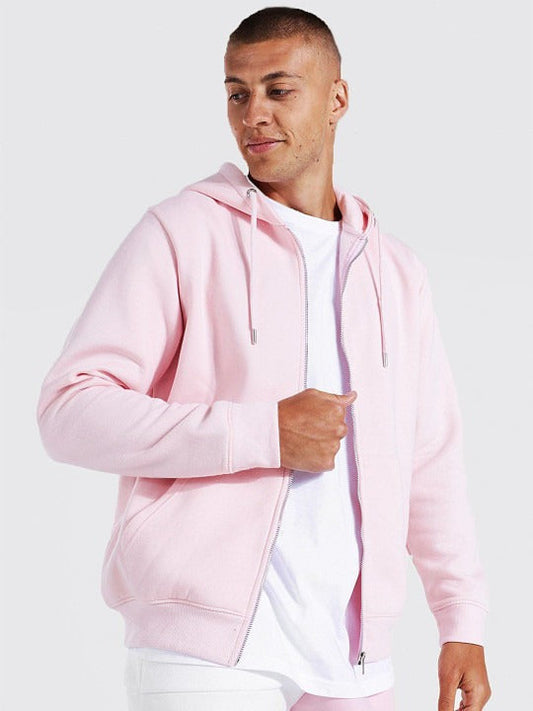 The Lifestyle Co. Men Full Sleeve Casual Zipper Hoodie – Cotton Front-Open Hoodie in Pakistan | DENIMS