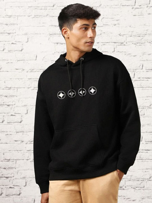 Men Oversized Printed Hooded Sweatshirt – Streetwear Hoodie for Casual Style in Pakistan | DENIMS