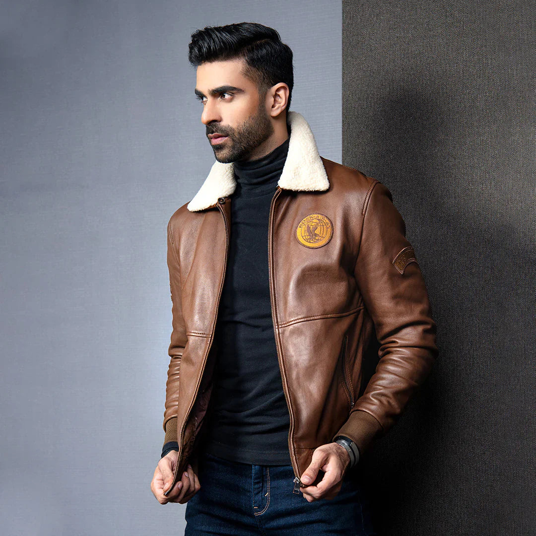 Aviator Men's Leather Jacket - Special Edition