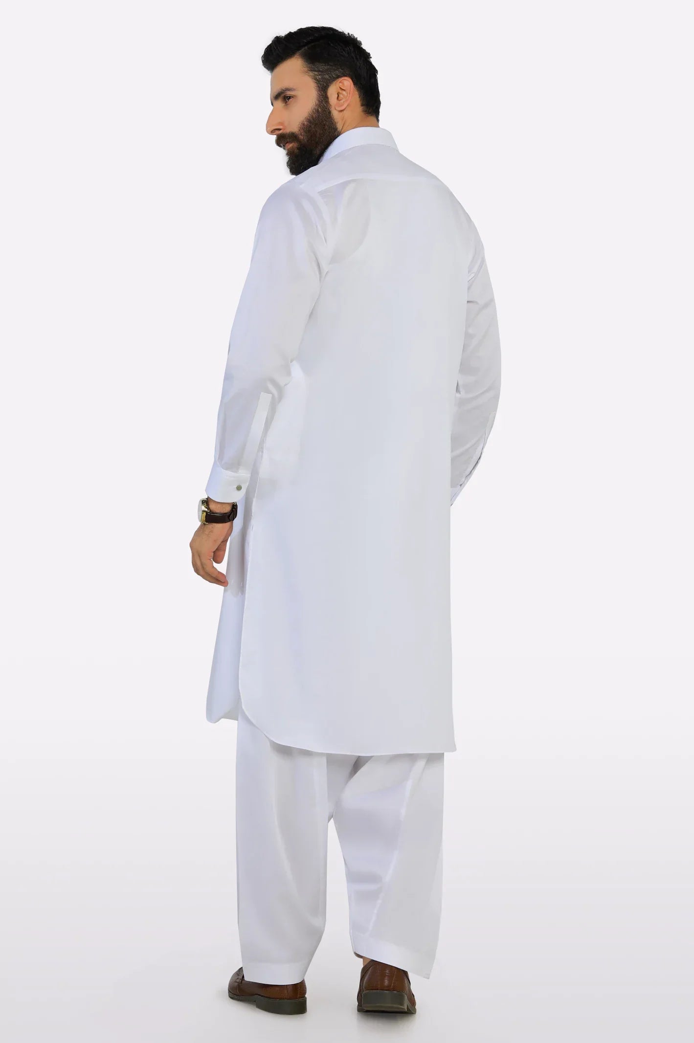 White Cotton Shalwar Kameez