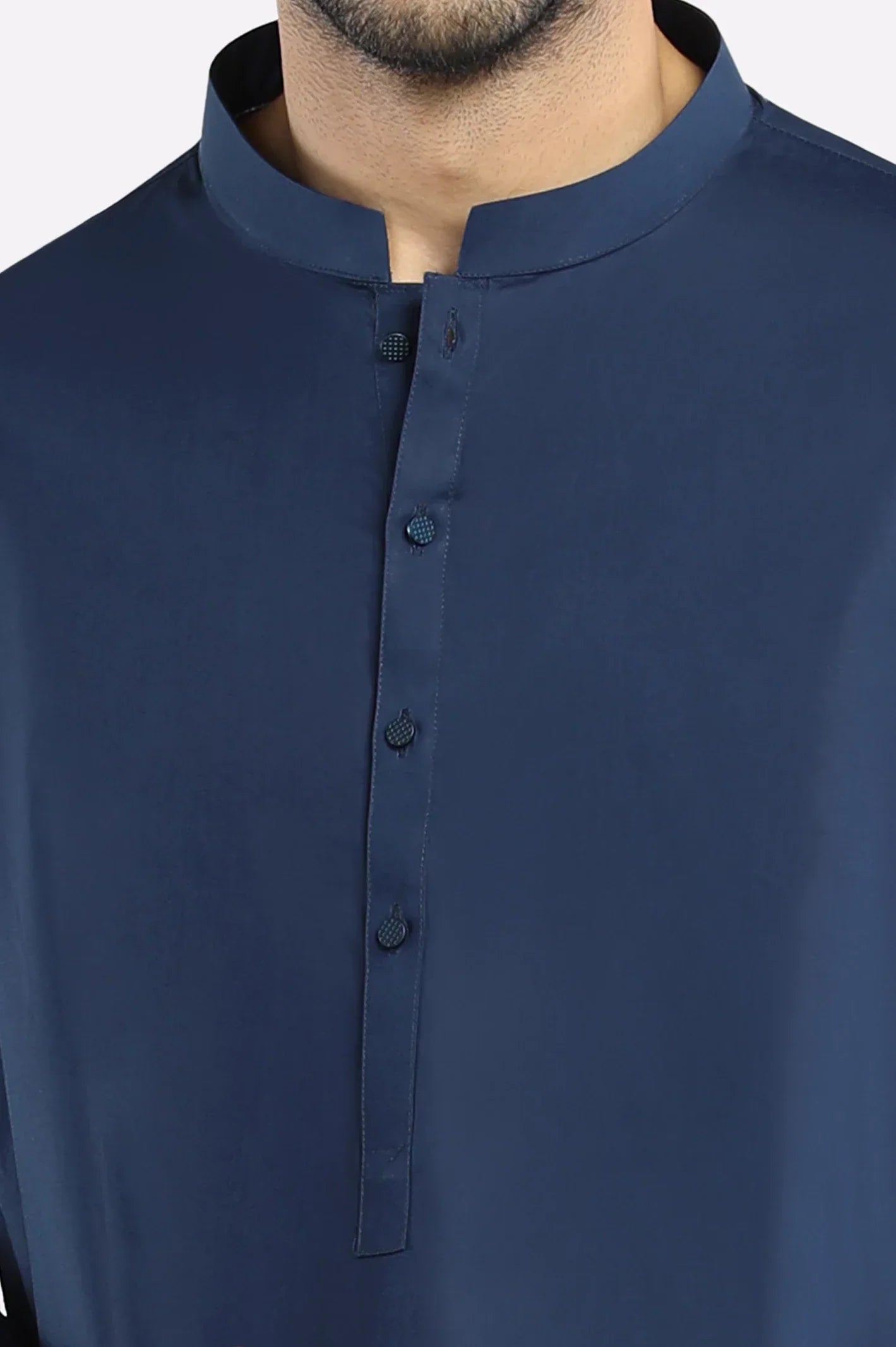 Navy Blue Cotton Shalwar Kameez