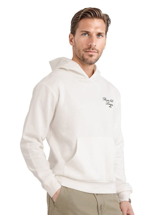 Men Cotton Printed Hooded Pullover Sweatshirt – Stylish Winter Wear in Pakistan