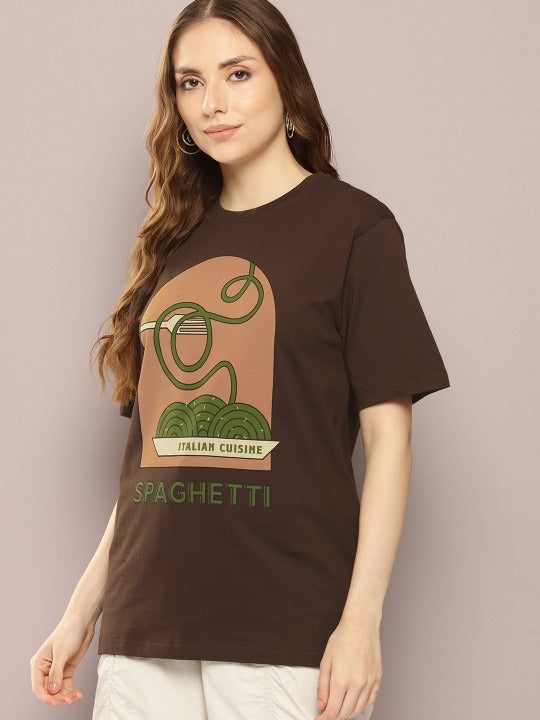 Dillinger Women Graphic Printed Oversized T-Shirt Pakistan