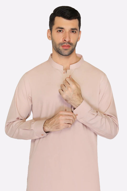 Light Brown Wash & Wear Shalwar Kameez