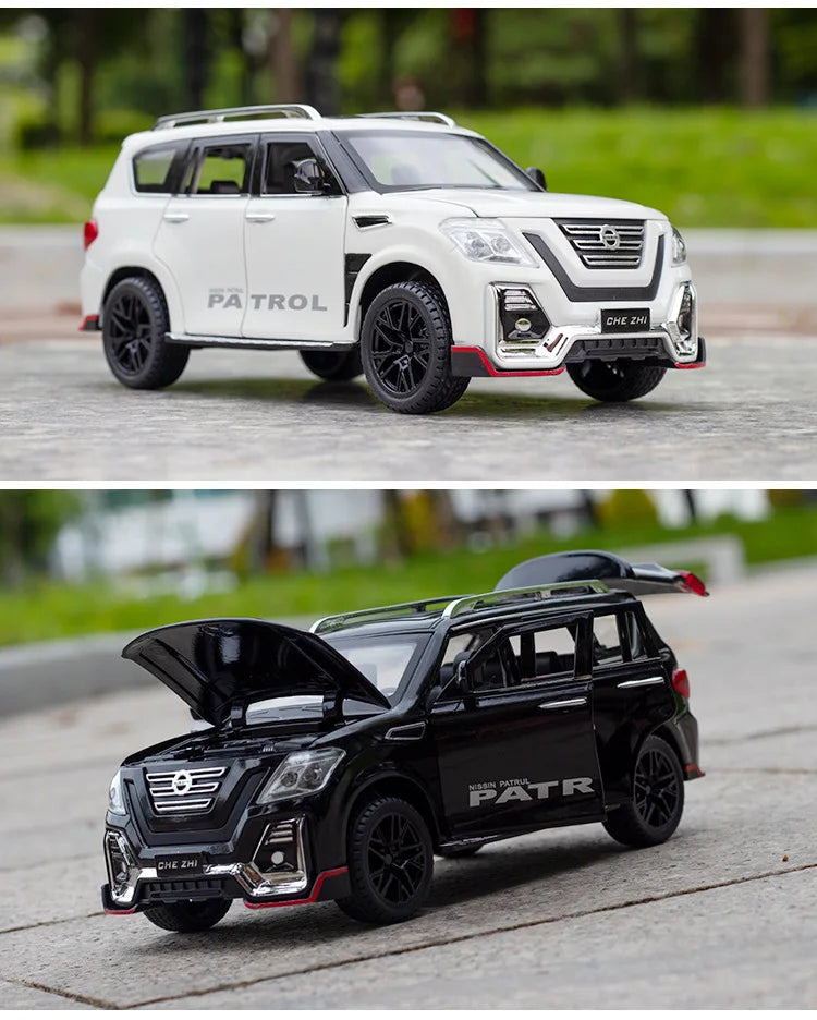 1:24 Nissan Patrol Alloy Car Model Diecasts Metal Toy | Showpiece Car