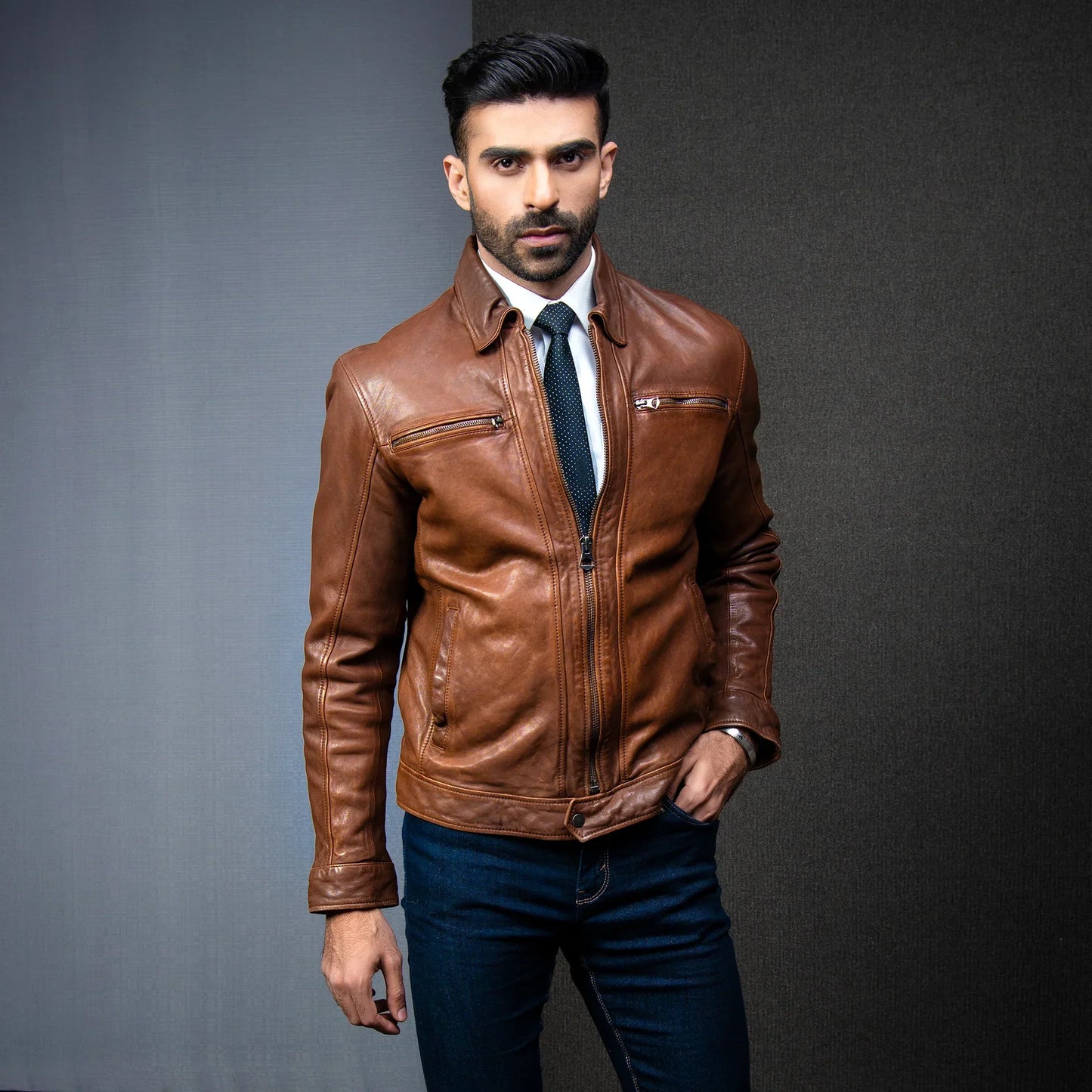 James Dean Genuine Leather Jacket