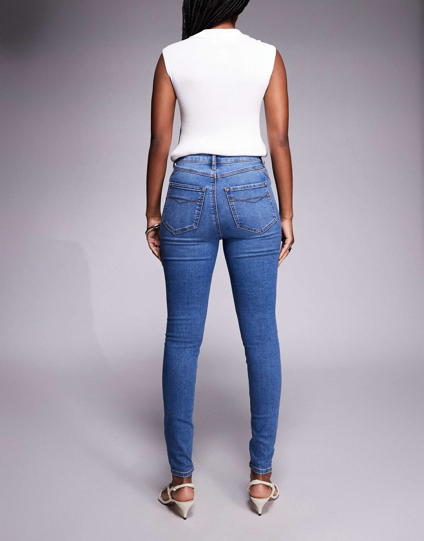 Skinny Jean in Medium Denim – Slim Fit Stretchable Jeans for Men in Pakistan | DENIMS