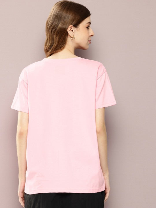 Women Graphic Printed Boxy T-Shirt Pakistan