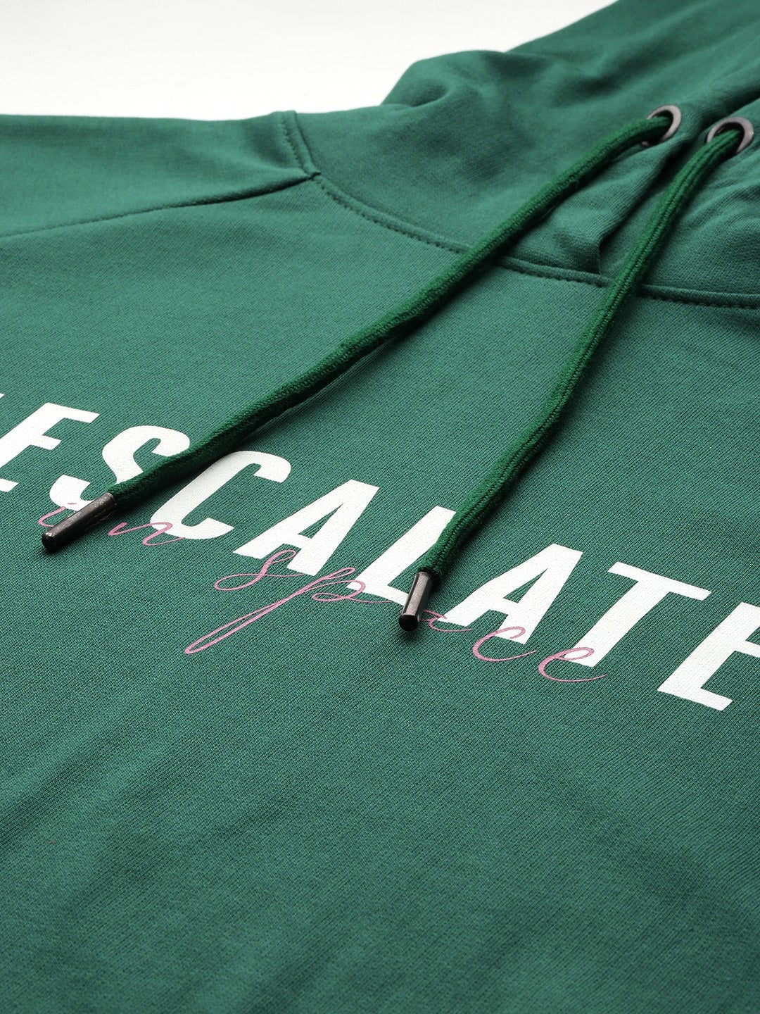 The Lifestyle Co. Printed Hooded Relaxed Olive Green Hoodie — Printed Relaxed Zip Hoodie Pakistan