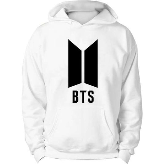 HB INDUSTRIES White Bts Pull Over Hoodies womens
