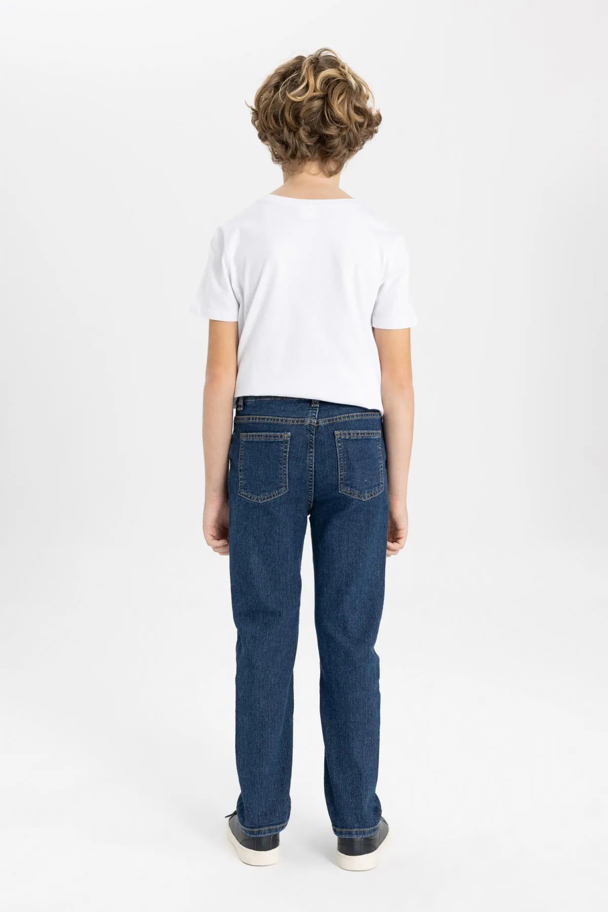 Straight Fit Standard Leg Jean Trousers For Boys