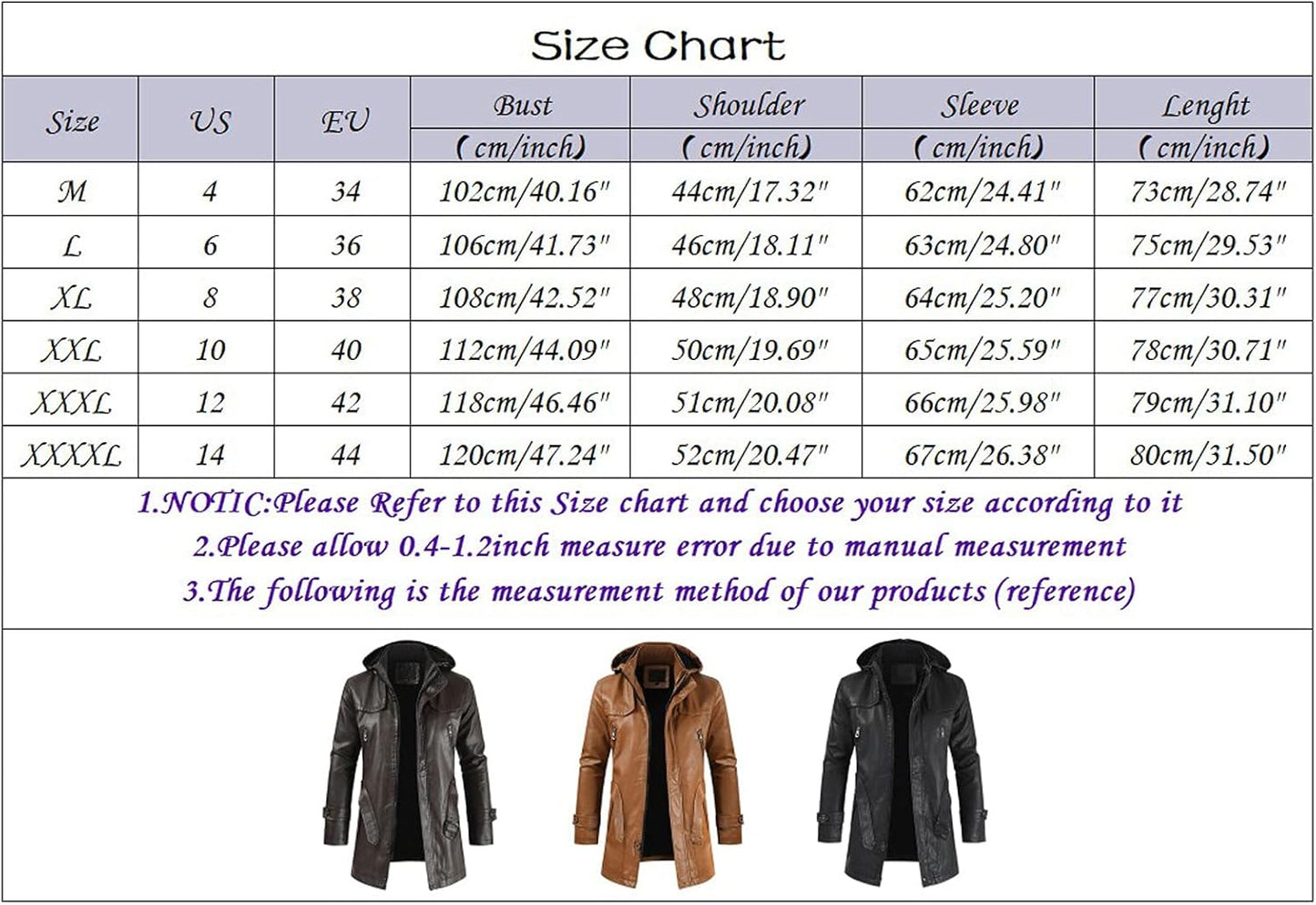 Men's Black Genuine Leather Coat