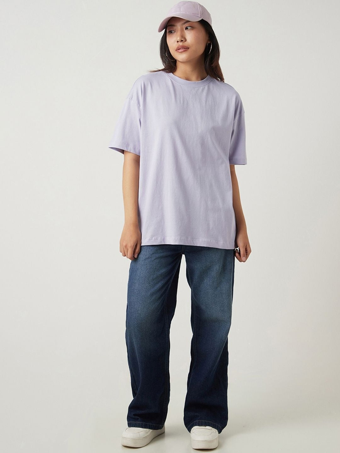 Women Purple Oversized T-Shirt Online in Pakistan