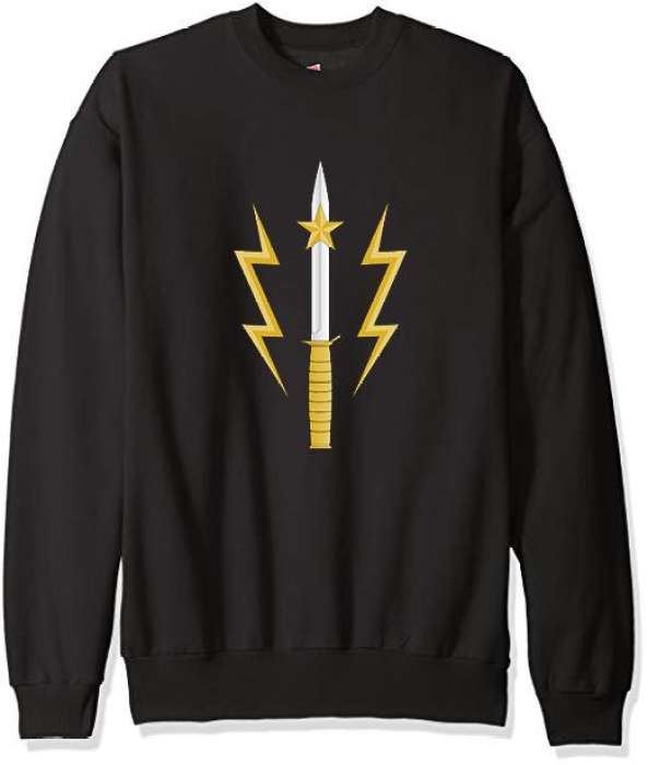 SSG COMMANDO GOLD BLACK SWEATSHIRT XX SSG GOLD SWEATSHIRT 00