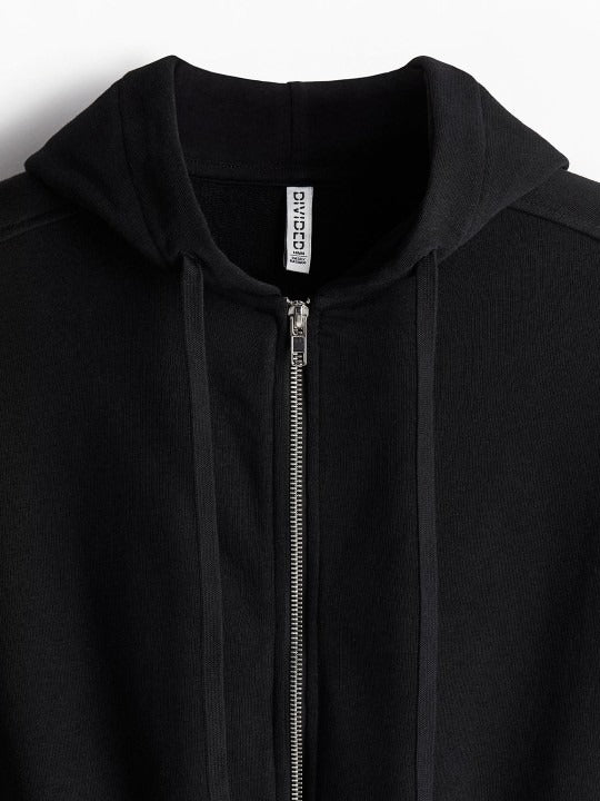 Short Zip-Through Hoodie for Women – Cropped Lightweight Zip-Up Hoodie, Breathable & Travel-Ready | DENIMS