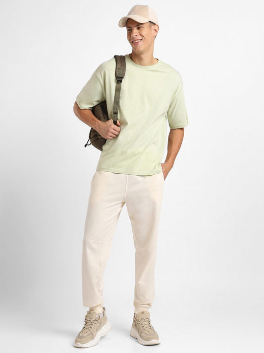 Round Neck Short Sleeves Oversized Cotton T-Shirt for Men in Pakistan | DENIMS