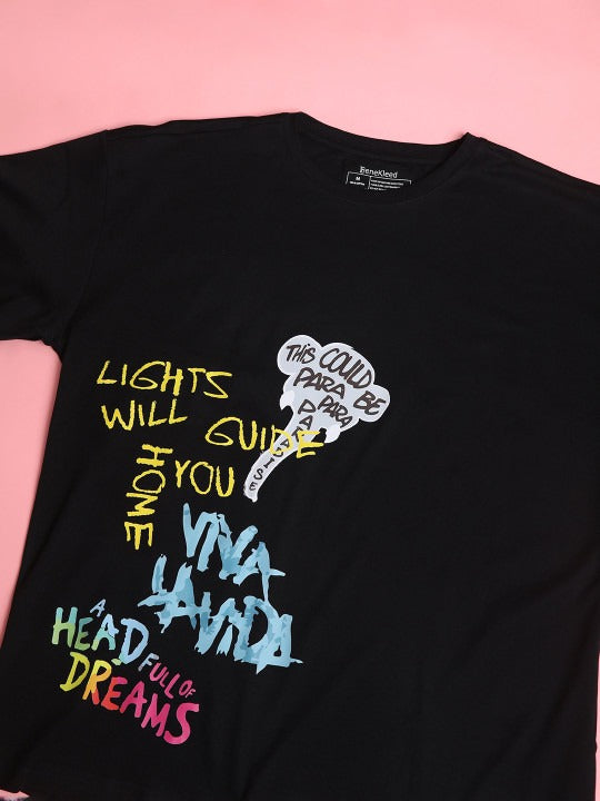 Unisex Printed Extended Sleeves Oversized T-Shirt – Trendy Streetwear Cotton Outfit in Pakistan | DENIMS