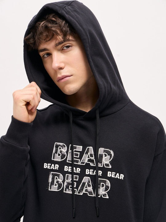 Men Typography Printed Cotton Sweatshirt – Stylish Casual Wear in Pakistan | DENIMS