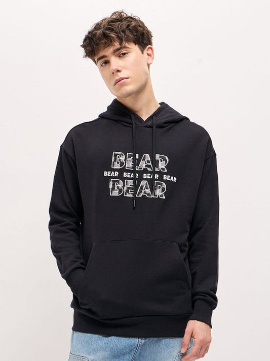 Men Typography Printed Cotton Sweatshirt – Stylish Casual Wear in Pakistan | DENIMS