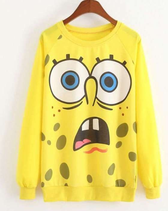 SPONGEBOB PRINTED Sweat Shirt For womens