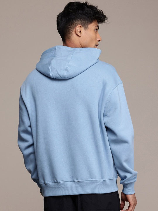 Typography Embroidery Hooded Pullover Sweatshirt for Men – Trendy Cotton Hoodie in Pakistan | DENIMS