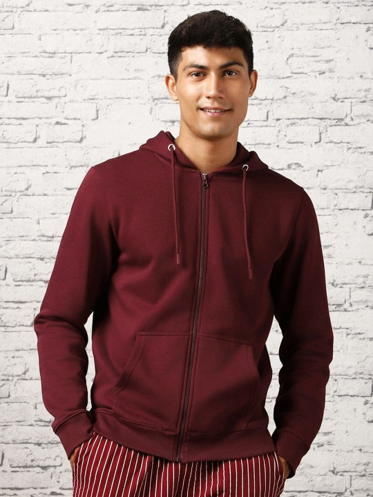 Men Zipper Hooded Sweatshirt – Stylish Front Open Hoodie in Pakistan | DENIMS