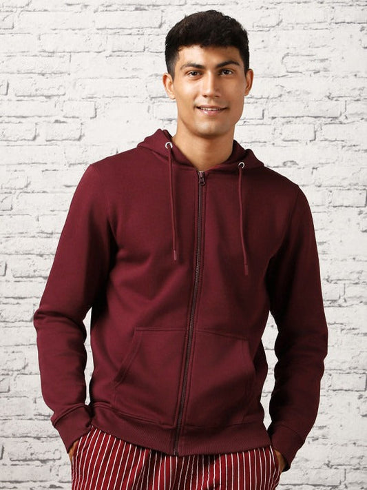 Men Zipper Hooded Sweatshirt – Stylish Front Open Hoodie in Pakistan | DENIMS