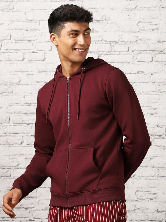 Men Zipper Hooded Sweatshirt – Stylish Front Open Hoodie in Pakistan | DENIMS