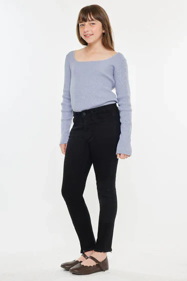 Rachell High Rise Ankle Skinny Kid Girls Jeans