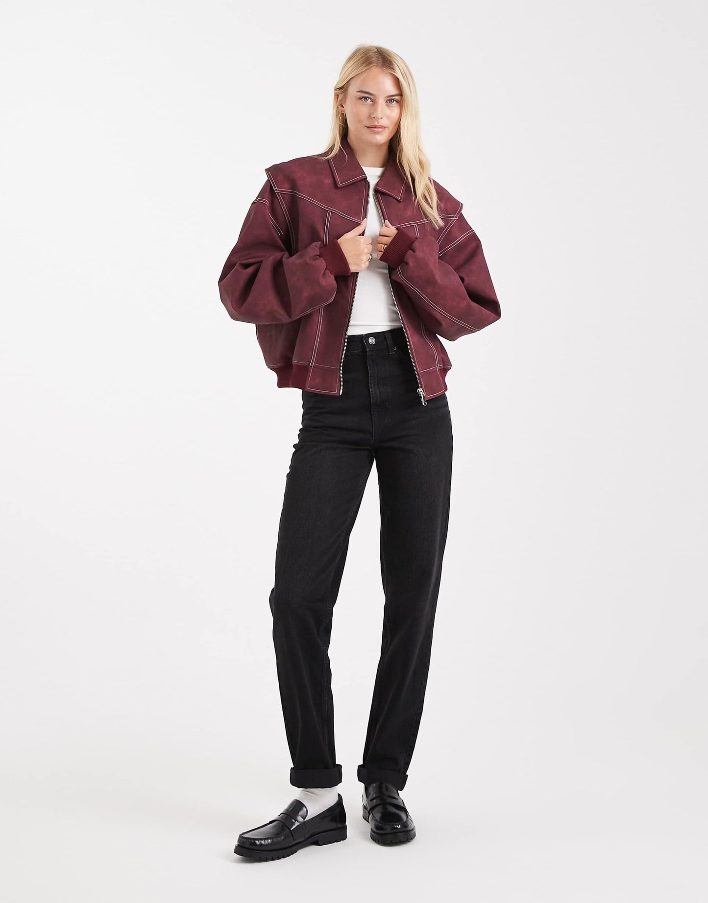 Slim Mom Jeans in Black – Trendy High-Waist Denim for Women in Pakistan | DENIMS