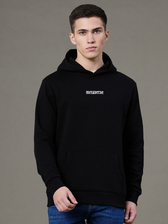Men Graphic Print Fleece Baggy Fit Hoodie – Oversized Streetwear Hoodie in Pakistan | DENIMS