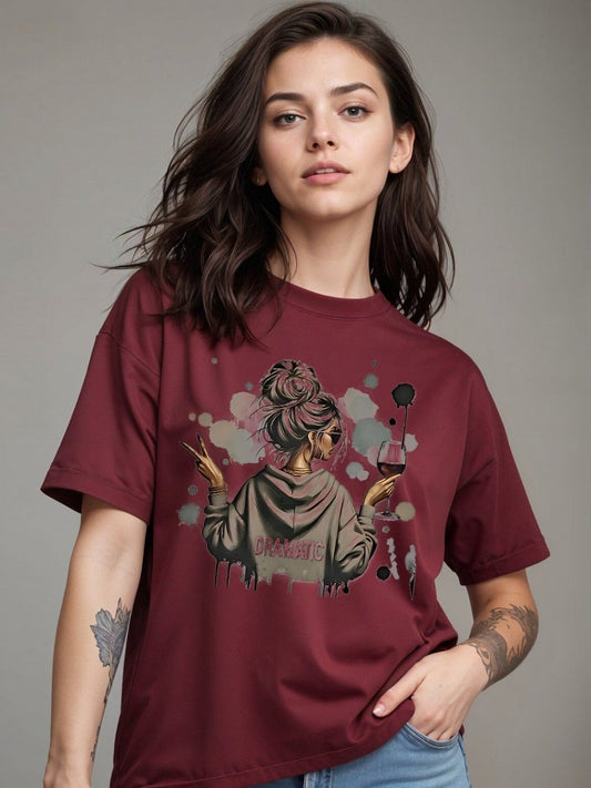 Graphic Printed Oversized Cotton T-Shirt Pakistan