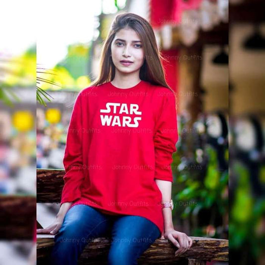 Star Wars Full Sleeve Tee for Womens