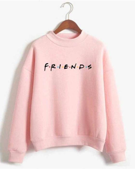 Womens sweatshirt pink color new design printed