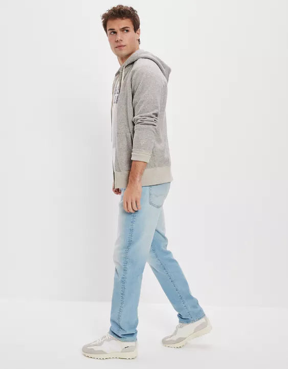 Athletic Straight Stretchable Jeans For Men - DENIMS 