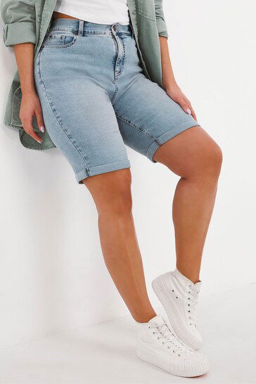 Be Blue 24/7 Knee Length Shorts For Women - DENIMS 