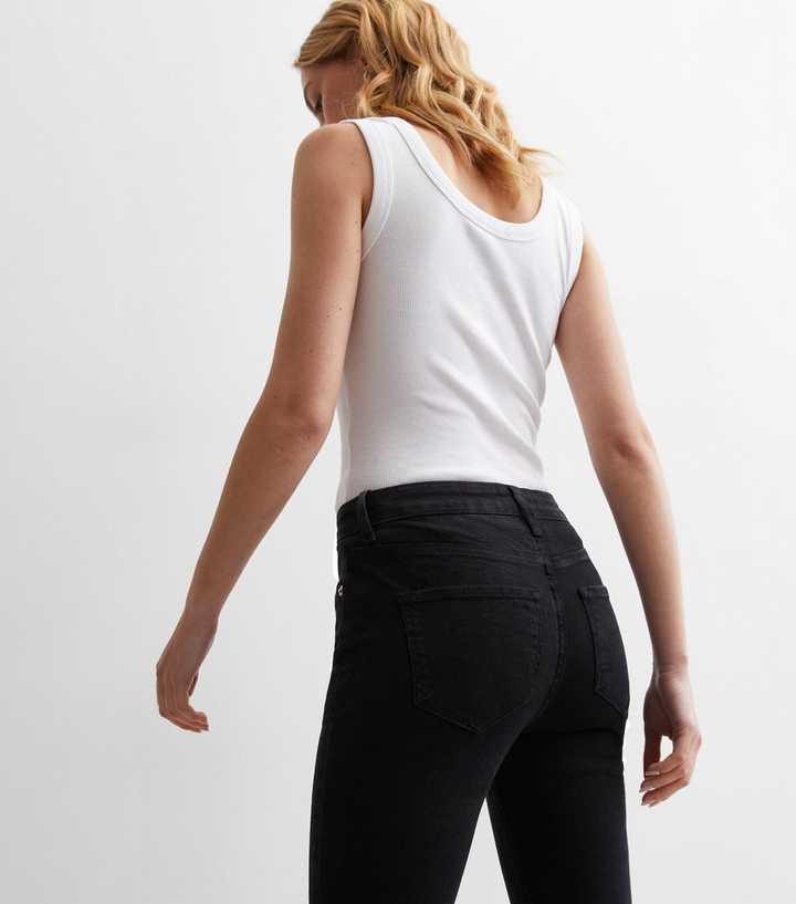 Black Low Rise Lau Skinny Jeans - DENIMS 