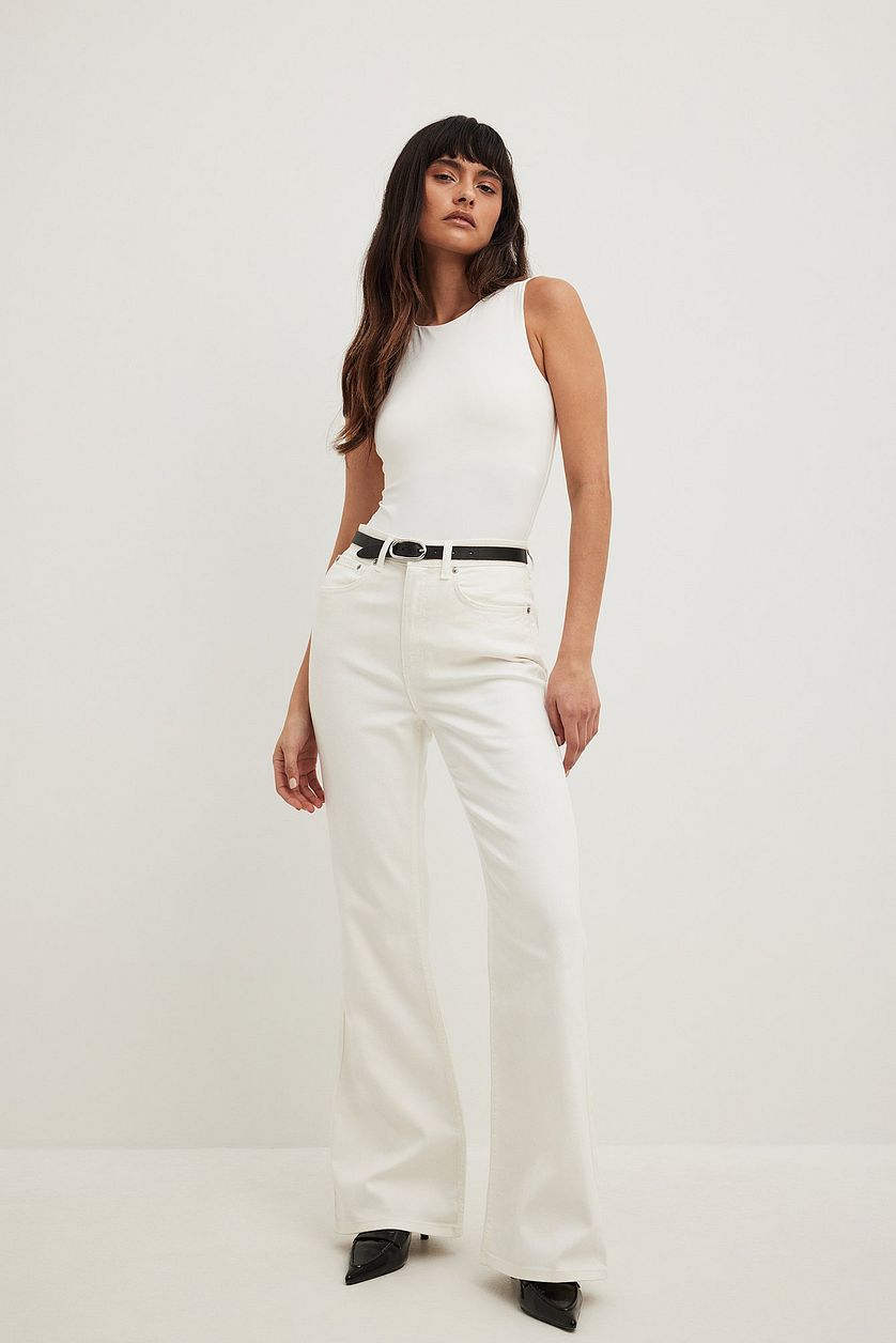 White Flare Jeans For Women