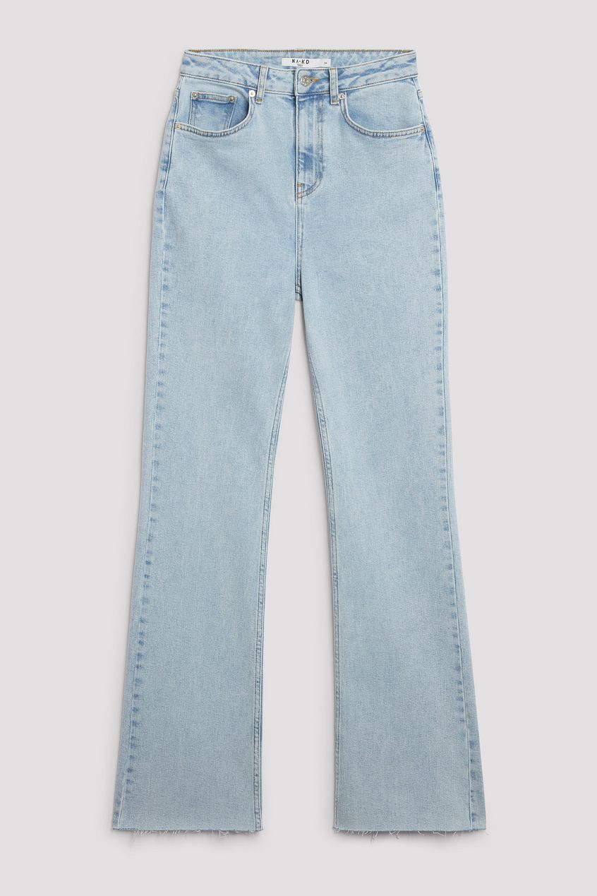 Flared High Waist Jeans For Womens - DENIMS 