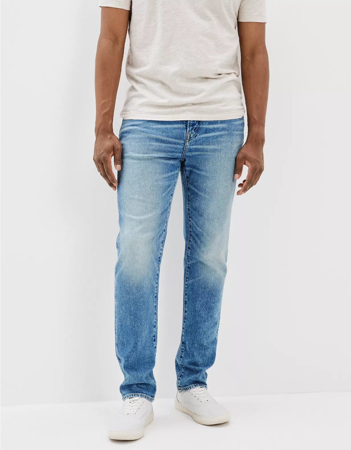 Flex Athletic Straight Stretchable Jeans For Men - DENIMS 
