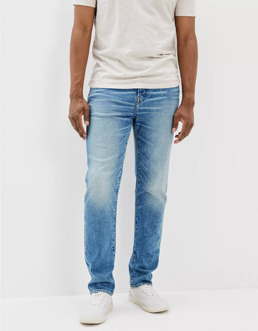 Flex Athletic Straight Stretchable Jeans For Men - DENIMS 