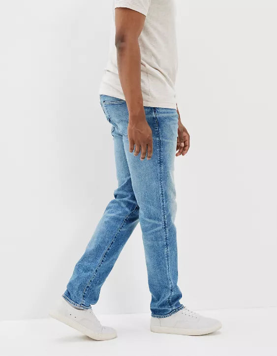 Flex Athletic Straight Stretchable Jeans For Men - DENIMS 