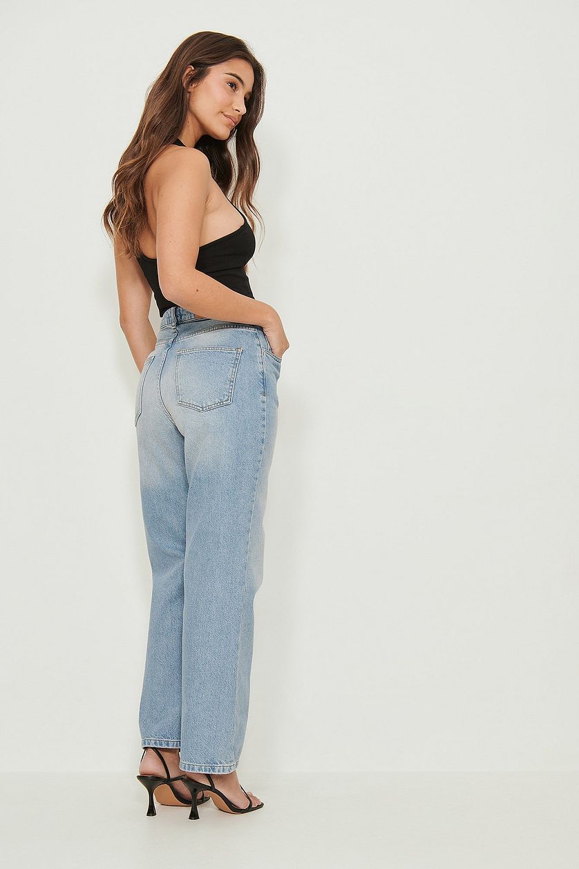 Highwaist Relaxed Jeans - DENIMS 