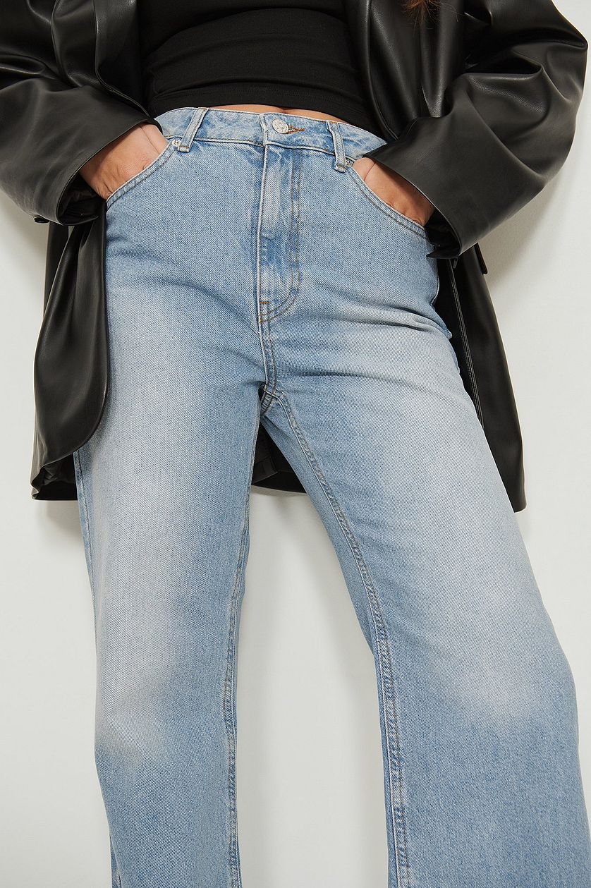 Highwaist Relaxed Jeans - DENIMS 