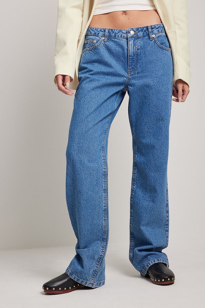 Low Waist Slim Leg Denim - DENIMS 