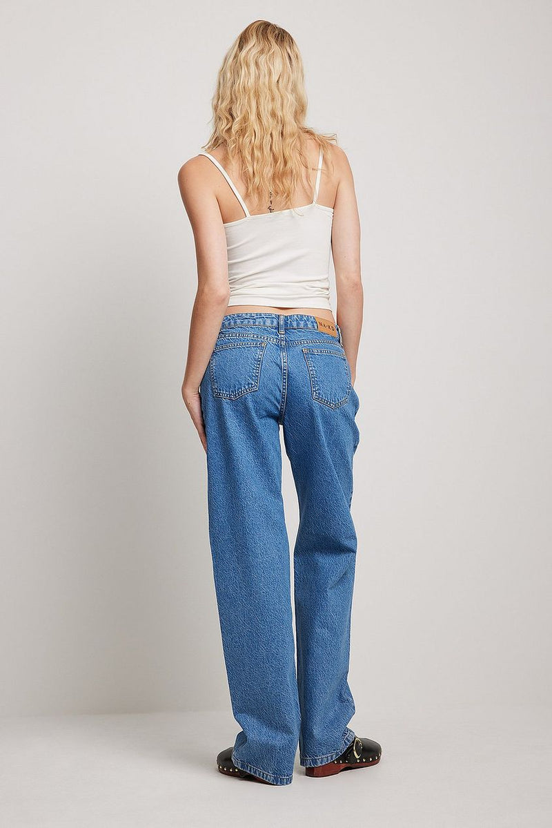 Low Waist Slim Leg Denim - DENIMS 